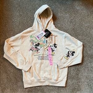 Disney Sweatshirt Pullover Hoodie Size Small New Mickey Mouse And Friends